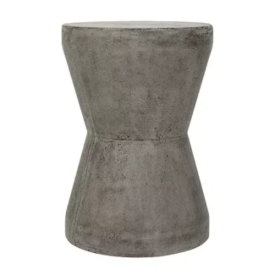 Safavieh Torre Patio Collection Concrete Side Table In Gray