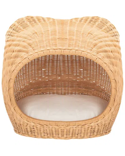 Safavieh Toru Cat Bed With Cushion In Brown