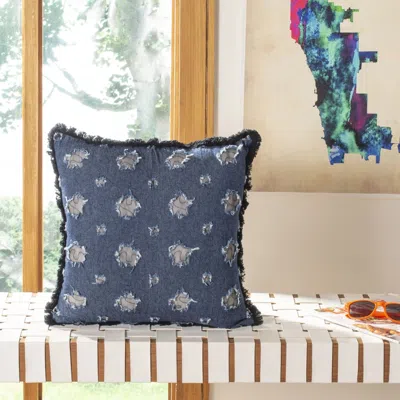 Safavieh Tosh Pillow In Blue