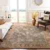 Safavieh Total Performance Hand Made Area Rug, Blue / Taupe Traditional Style Non-shedding In Blue