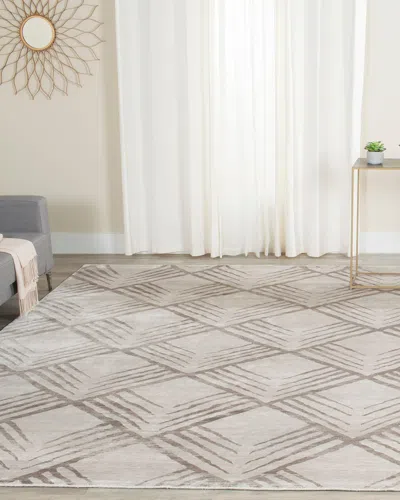 Safavieh Travis Hand-knotted Rug, 8' X 10' In Silver