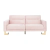 Safavieh Tribeca Velvet Upholstered Sofa In Pink