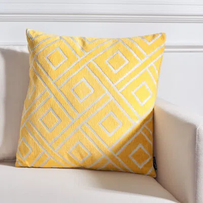 Safavieh Triska Pillow In Gold