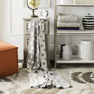 Safavieh Truelove Knit Throw In Black