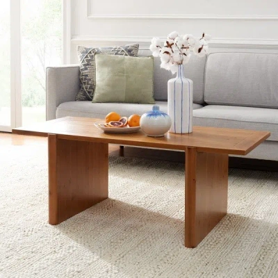 Safavieh Truman Rectangle Coffee Table In Brown