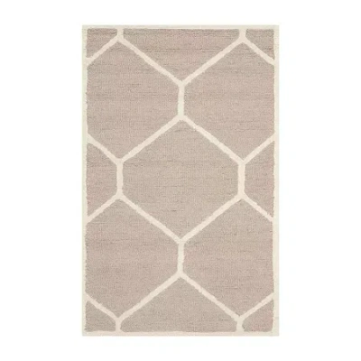 Safavieh Tryik Geometric Hand Tufted Wool Rug In Sand