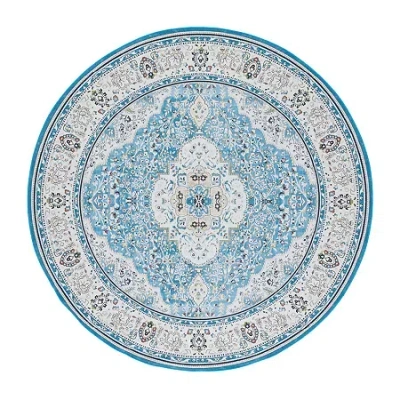 Safavieh Tucson Ara Indoor Round Area Rug In Blue