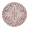 Safavieh Tucson Ivy 6'x6' Indoor Round Area Rug In Sand