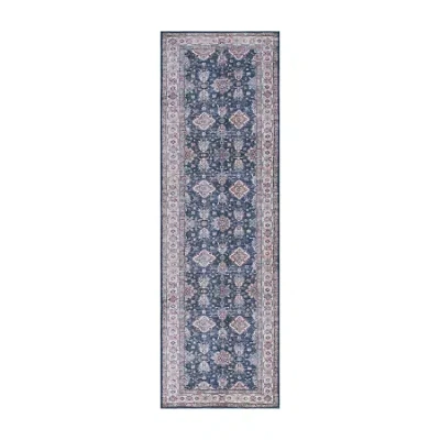Safavieh Tucson Lee 30"x96" Indoor Rectangular Runner In Blue