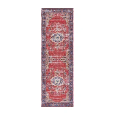 Safavieh Tucson Levi 30"x96" Indoor Rectangular Runner In Red