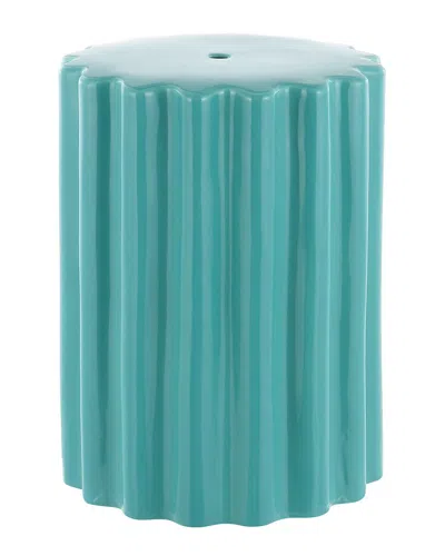 Safavieh Tulett Ceramic Garden Stool_ In Blue