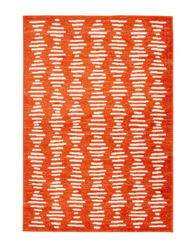 Safavieh Tulum Jute, Latex Rug In Red