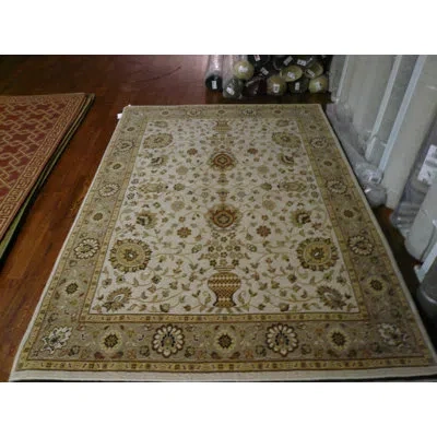 Safavieh Tuscany Wool Pile Oriental Rug In Brown;ivory;light Blue;camel