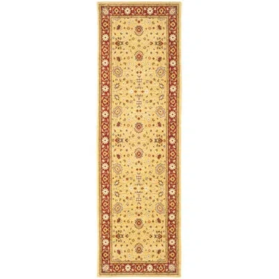 Safavieh Tuscany Wool Pile Oriental Rug In Red;gold