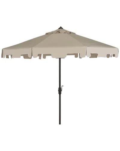 Safavieh Up Resistant Zimmerman 9ft Crank Market Tilt Umbrella