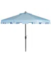 Safavieh Up Resistant Zimmerman 9ft Crank Market Tilt Umbrella