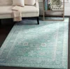 Safavieh Valencia Machine Made Area Rug, Alpine / Multi Traditional Style Easy Care In Blue