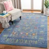 Safavieh Valencia Machine Made Area Rug, Blue / Multi Traditional Style Easy Care In Multi