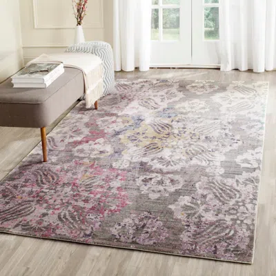 Safavieh Valencia Machine Made Area Rug, Multi Bohemian Style Easy Care