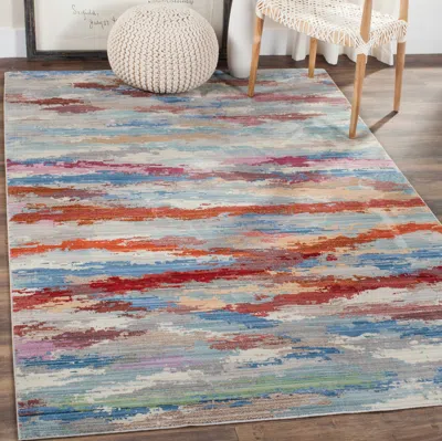 Safavieh Valencia Machine Made Area Rug, Multi Contemporary Style Easy Care