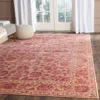 Safavieh Valencia Machine Made Area Rug, Pink / Multi Traditional Style Easy Care In Pink