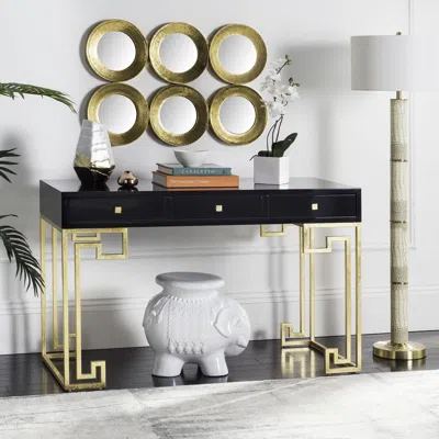 Safavieh Valeria Writing Desk In Black
