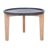 Safavieh Valton Collection Weather Resistant Concrete Side Table In Sand