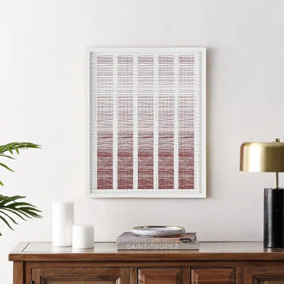 Safavieh Vanishing Point Framed Wall Art In Blue