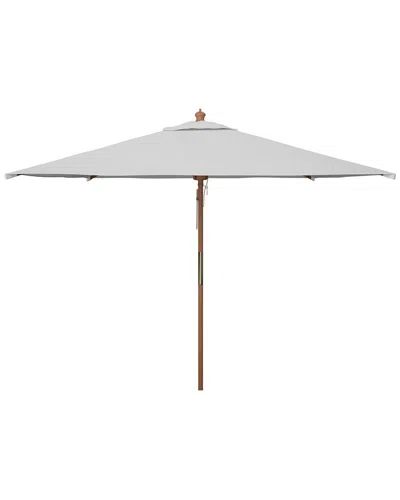 Safavieh Velop 7.5ft Wood Umbrella In Gray
