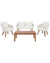 Safavieh Velso 4pc Living Set In Beige