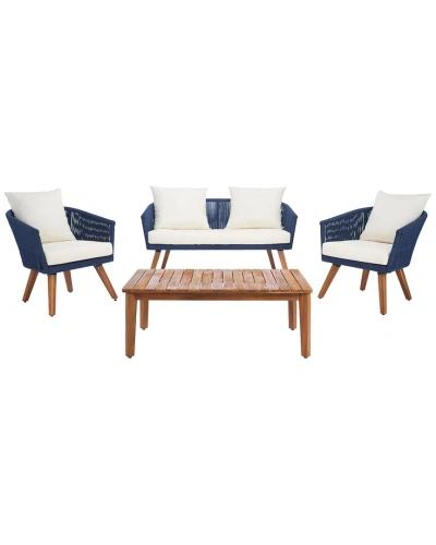 Safavieh Velso 4pc Living Set In Blue