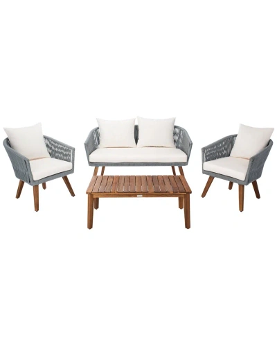 Safavieh Velso 4pc Living Set In Grey