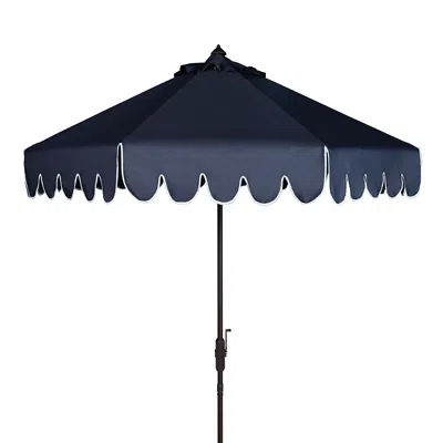 Safavieh Venice 11ft Round Crank Umbrella In White
