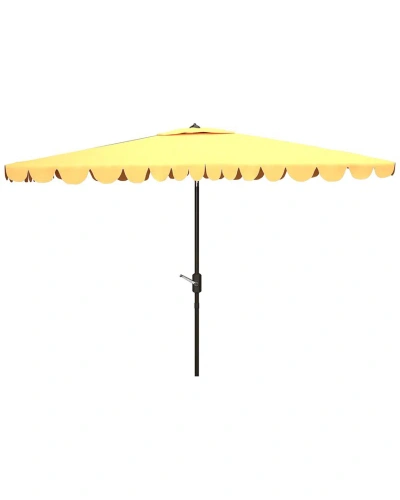 Safavieh Venice 6.5x10 Rect Umbrella In Yellow