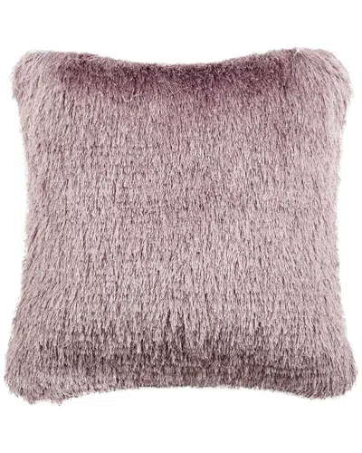Safavieh Venice Shag Pillow In Purple