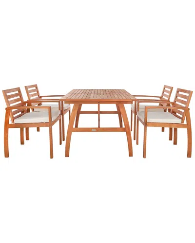 Safavieh Venly Outdoor Dining Set In Natural
