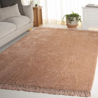 Safavieh Vermont Hand Made Area Rug, Beige Solid / Tonal Style In Brown