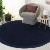 Safavieh Vermont Hand Made Area Rug, Blue Shag Flokati Style In Blue