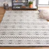 Safavieh Vermont Hand Made Area Rug, Ivory / Black Bohemian Style In Gray