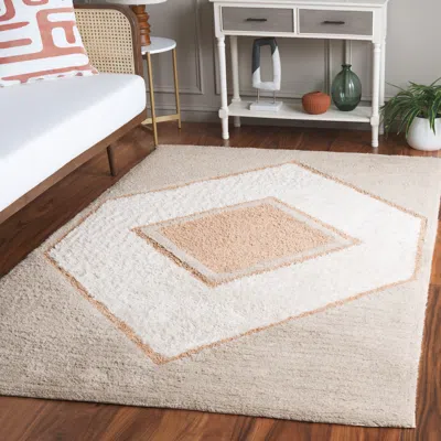 Safavieh Vermont Hand Made Area Rug, Ivory / Brown Contemporary Style