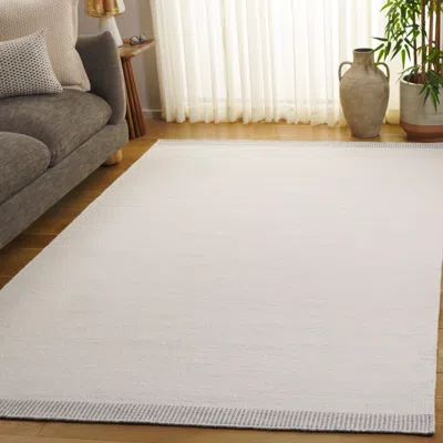 Safavieh Vermont Hand Made Area Rug, Ivory / Grey Solid / Tonal Style In Neutral