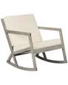 Safavieh Vernon Rocking Chair In Beige/gray