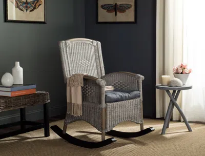 Safavieh Verona Rocking Chair In Gray