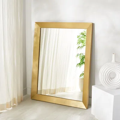 Safavieh Veronika Brass Mirror In Gold