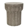 Safavieh Vesta Patio Collection Weather Resistant Concrete Side Table In Gray