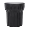 Safavieh Vesta Weather Resistant Cement Side Table In Black