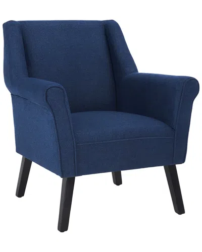Safavieh Videl Accent Chair In Navy