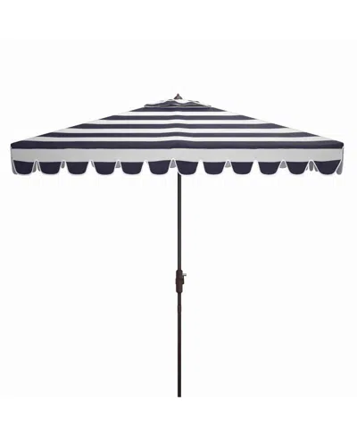 Safavieh Vienna 6.5' Umbrella In Black,white