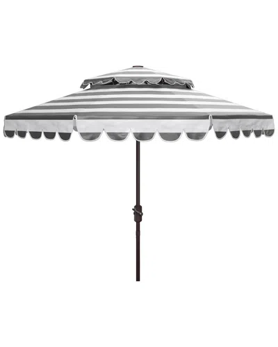 Safavieh Vienna 9ft Tabletop Umbrella In Gray