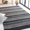 Safavieh Vintage Leather Hand Made Area Rug, Black / Natural Bohemian Style In Blue